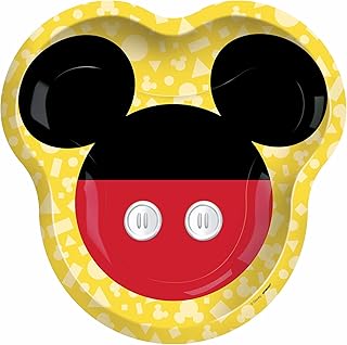 Mickey Mouse Shaped Paper Plates - 9