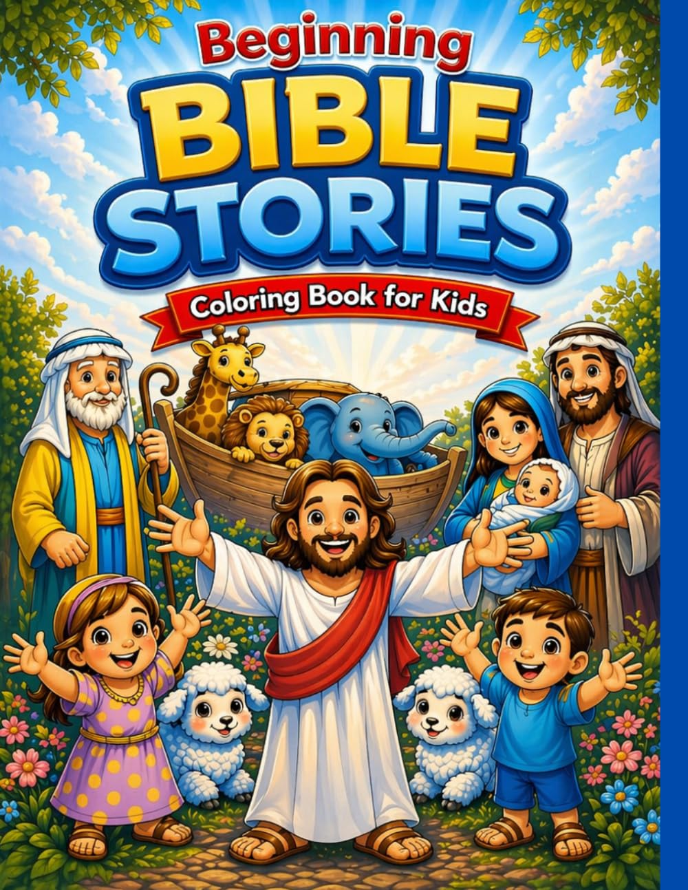 Beginning Bible Stories: Coloring Book for Kids