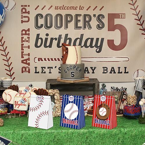 Miniatura 7 de Erweicet Juego de 72 popotes de béisbol, pulseras de silicona, calcomanías de tatuaje, mini pelotas hinchables, juguetes para rellenos de bolsas de