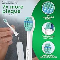 Vista 3 de Brushmo Total Clean - Cabezales de repuesto para cepillos de dientes, compatibles con Philips Sonicare, mango de cepillo de dientes eléctrico