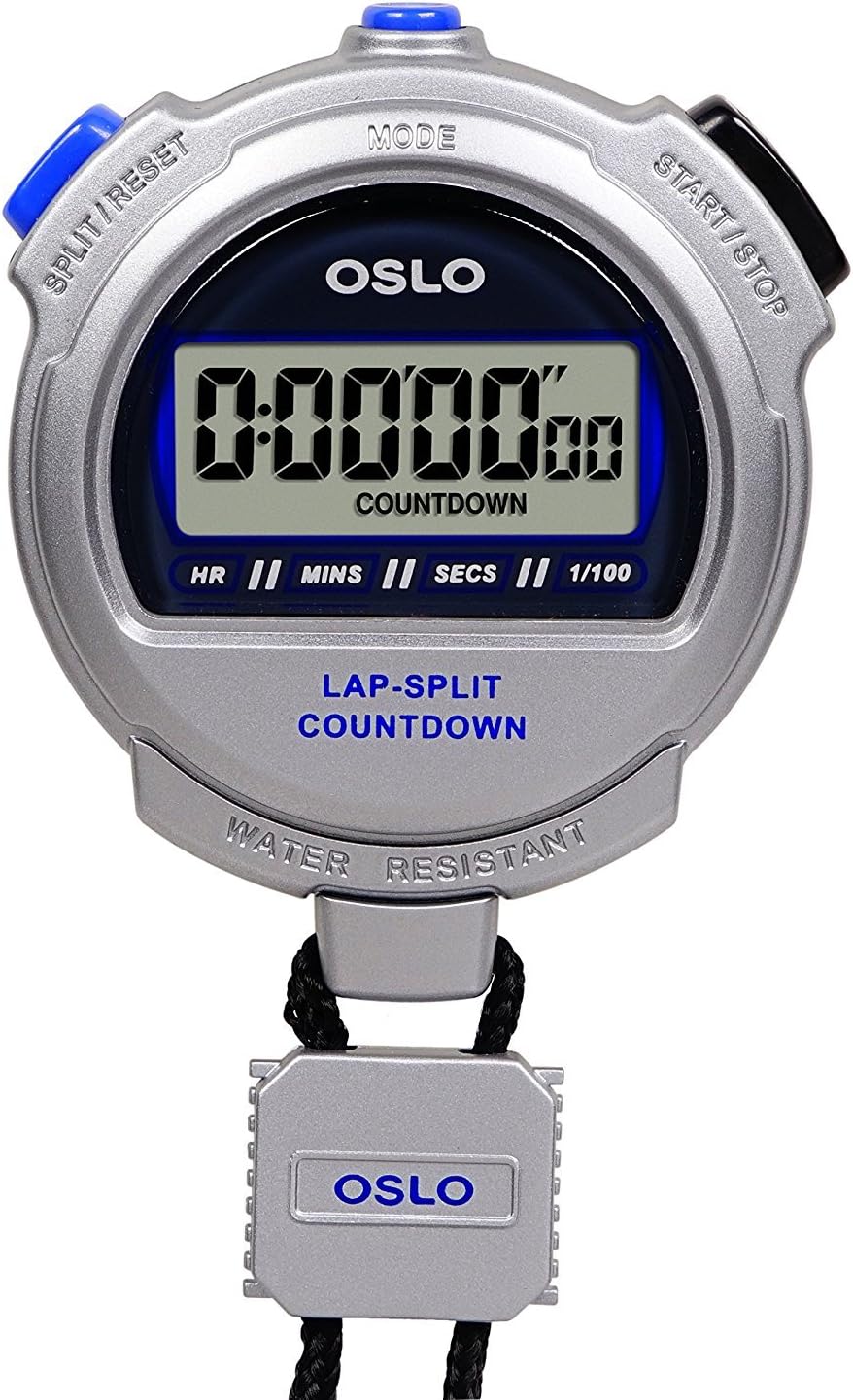 Robic Silver 2.0 Twin Stopwatch w/Countdown Timer