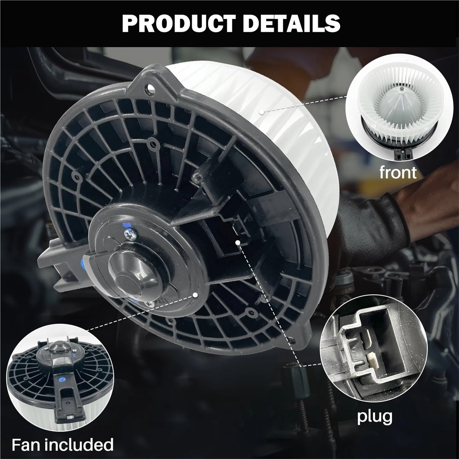 Nawiew ciepła samochodowy Pasuje do Acura RL 3.5 .7 Honda Odyssey 2005-2010 Klimatyzacja A/C Silnik dmuchawy ciepła