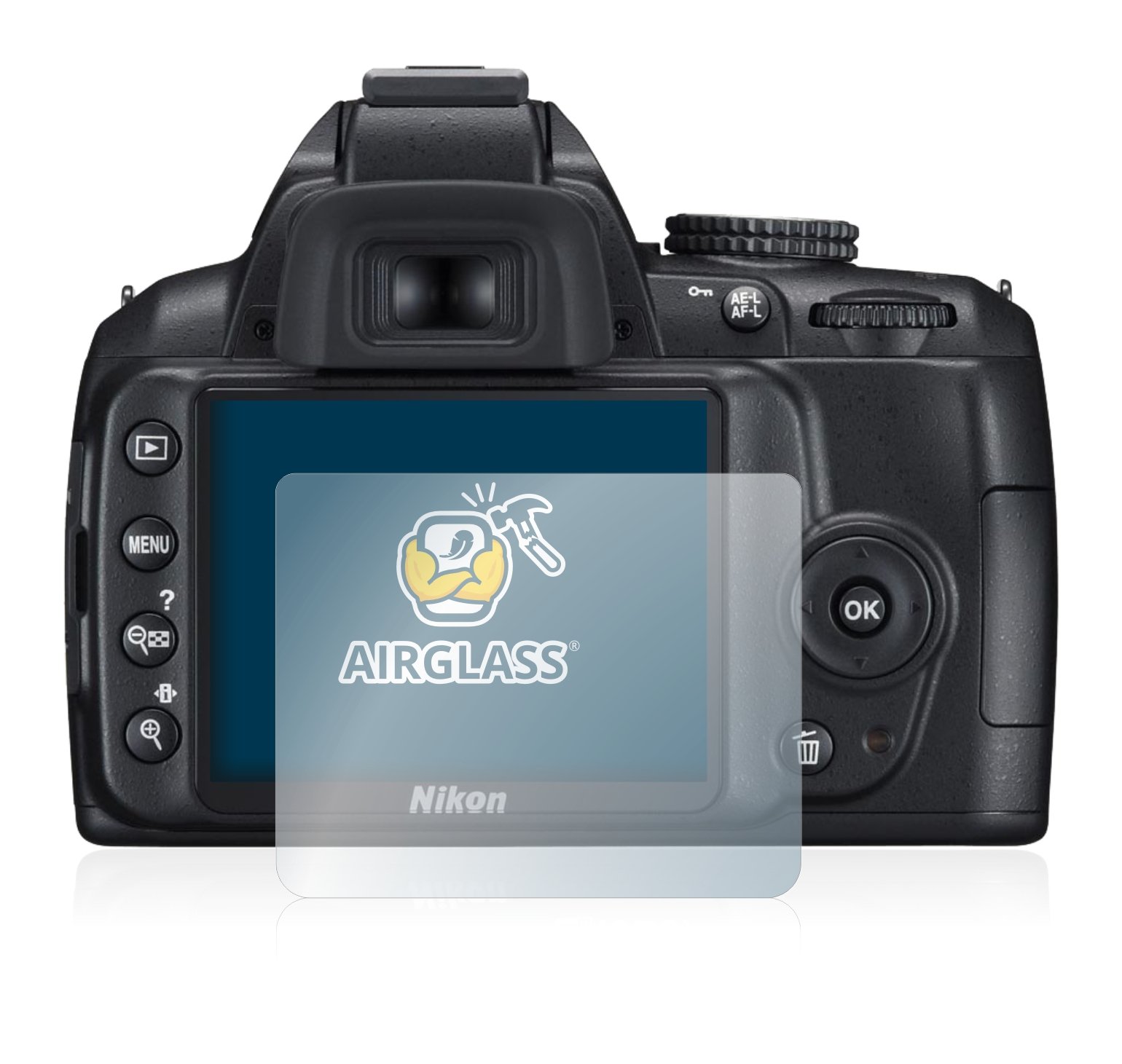 Protection Écran En Verre Hybride BROTECT AirGlass Pour Nikon ZR - Anti-Rayures 9H, Anti-Empreintes