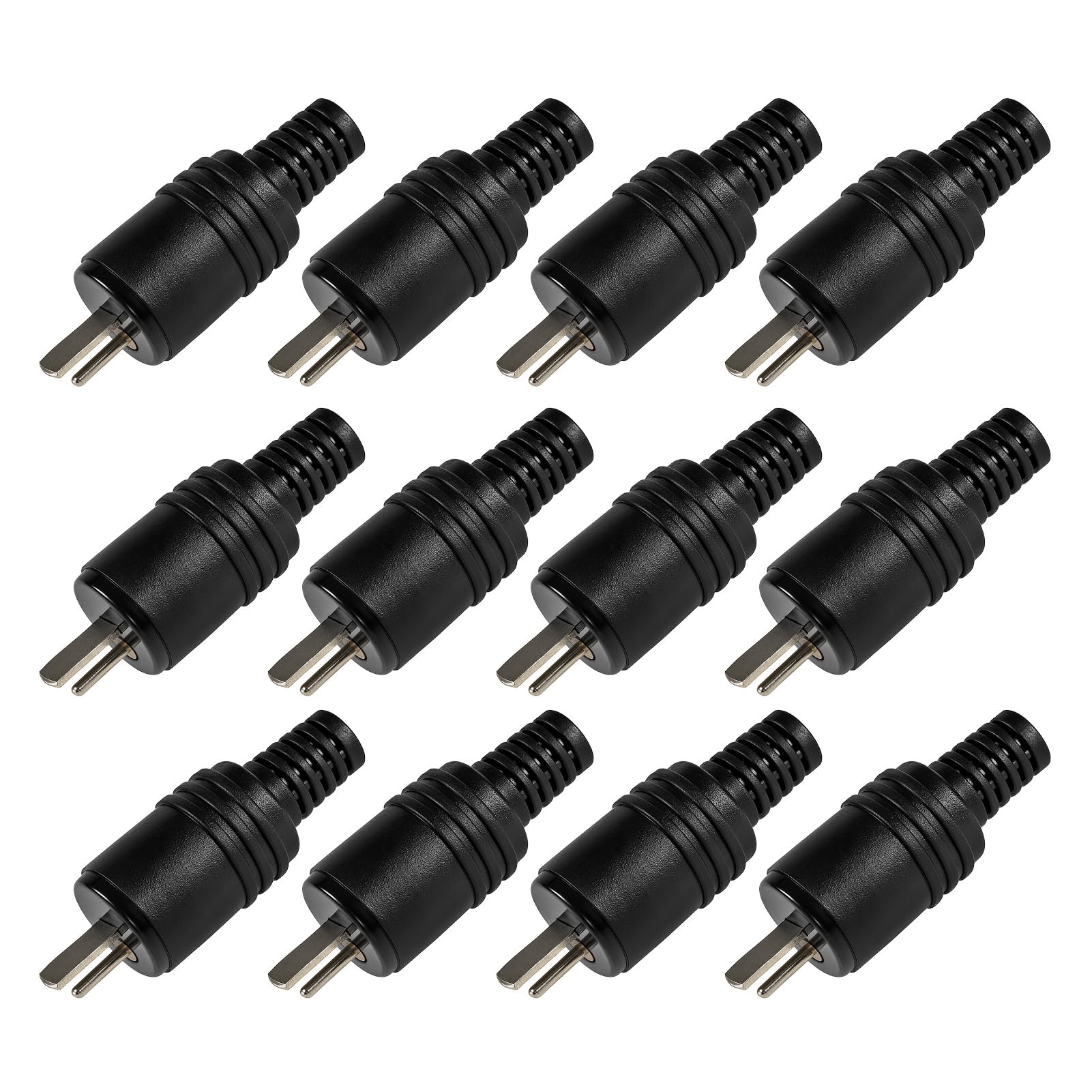 Connecteurs Haut-Parleur DIN 2 Broches à Vis, Fiches Audio HiFi Sans Soudure pour Amplificateur