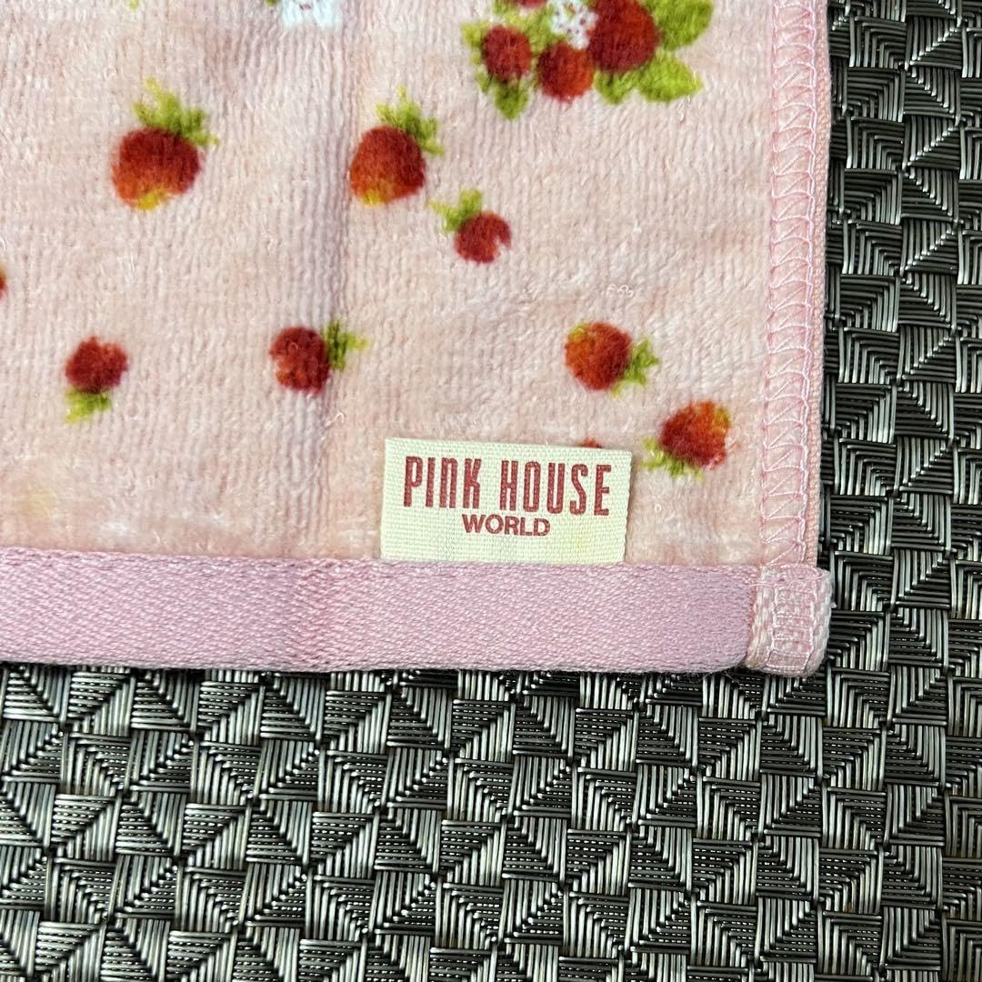 ピンクハウス　ギンガムうさぎ　ハンドタオル Amazon.co.jp: PINKHOUSE ピンクハウス ギンガムうさぎ タオル