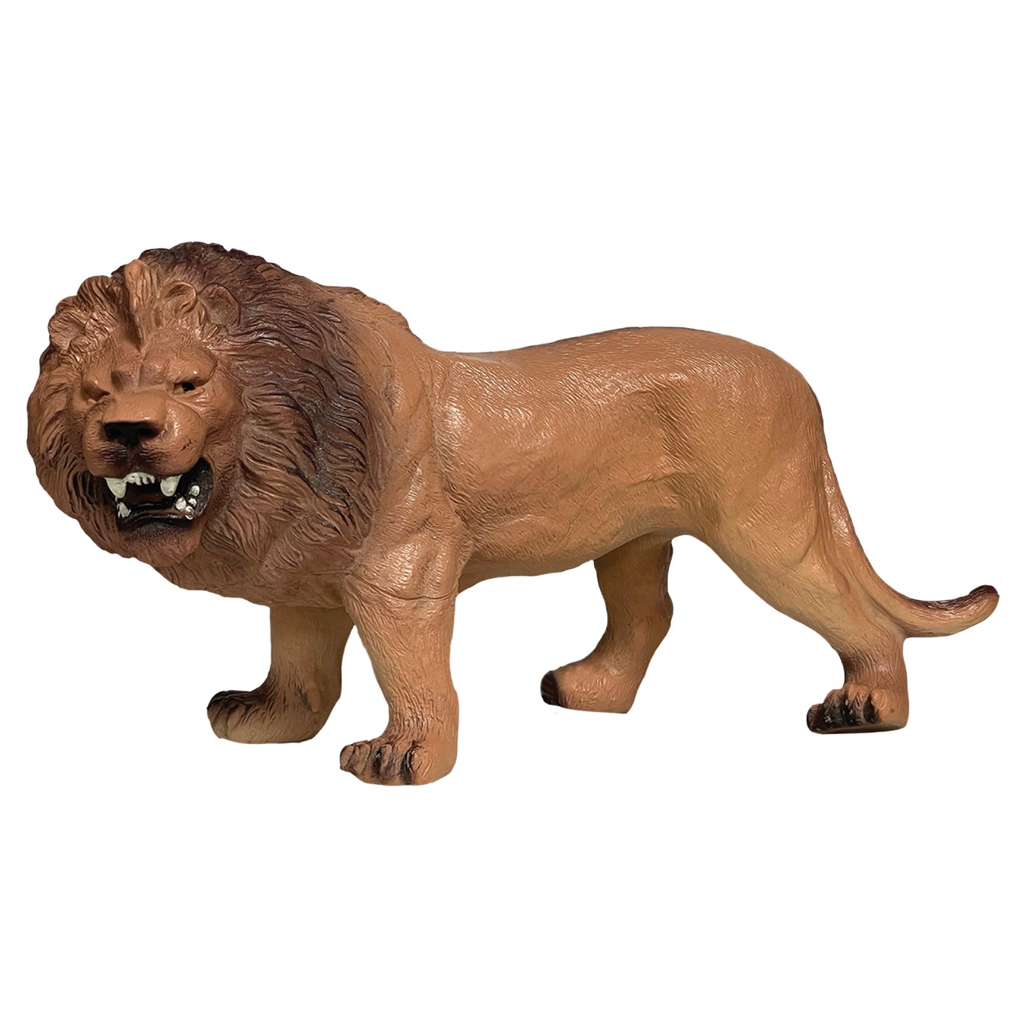 Replicas - Lion from Deluxebase. Large Realistic Animal Figurines, Soft Eco-Friendly Kids Toys, Jumbo Wild Animal Toy for Imaginative Play.