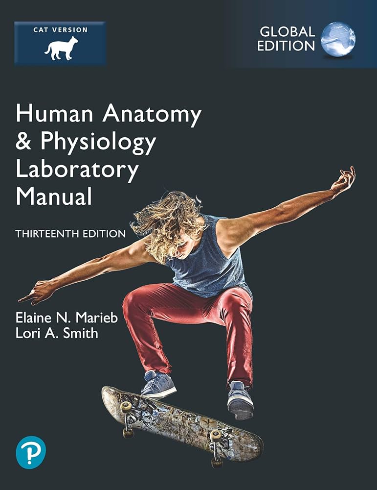 Human Anatomy and Physiology Laboratory Manual, Cat Version,  (Elaine N. Marieb, 2018) 13th Edition test bank cover - ISBN 9781292442099