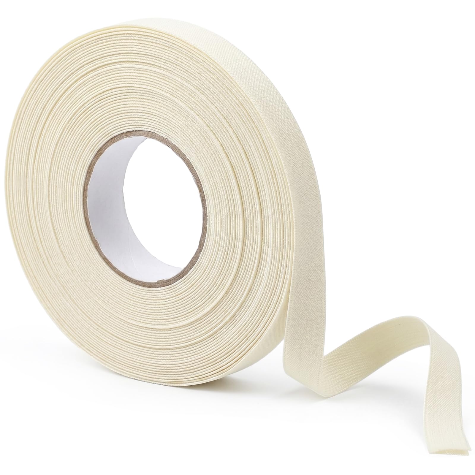 Jetec 1/2" Double Fold Bias Tape Cotton for Sewing, 10 Yards, Beige — image 1