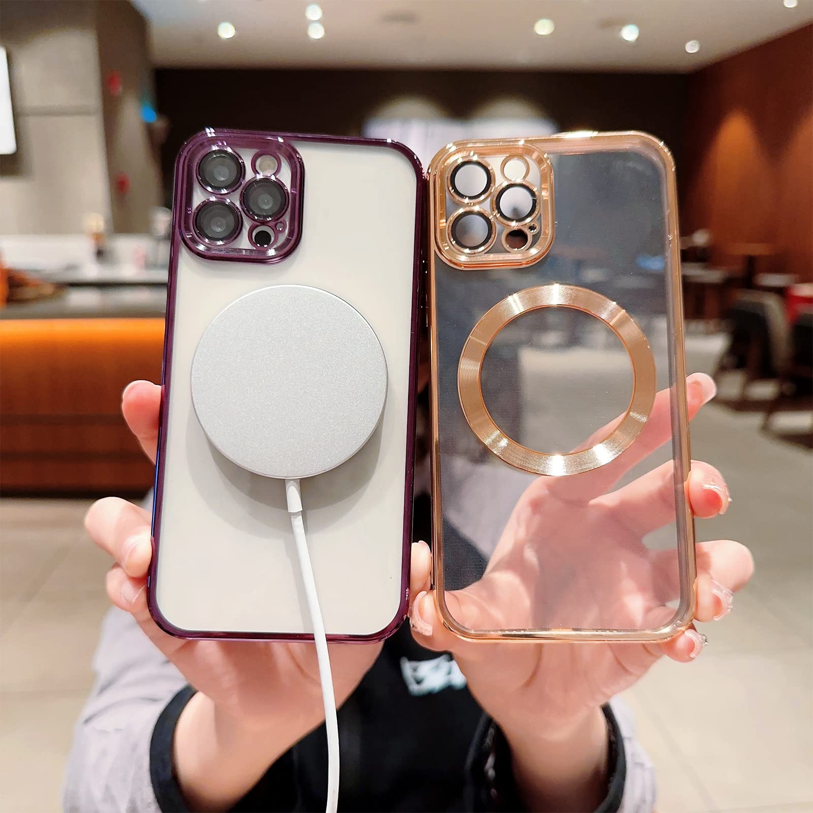 ZSYTZL Compatible with iPhone 12 Pro Max Case Magnetic with