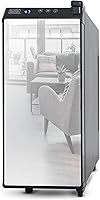 Vista 9 de BLACK+DECKER Enfriador de vino 8 botellas, refrigerador de vino termoeléctrico con espejo frontal, refrigerador de vino independiente y pantalla