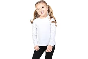 Girls 4t White Long Sleeve Shirt