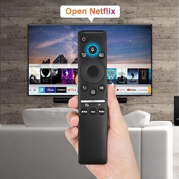 Replacement Voice Remote for Samsung-TV-Remote Control Compatible for All Samsung with Voice Function Smart Curved Frame QLED LED LCD 8K 4K TVs