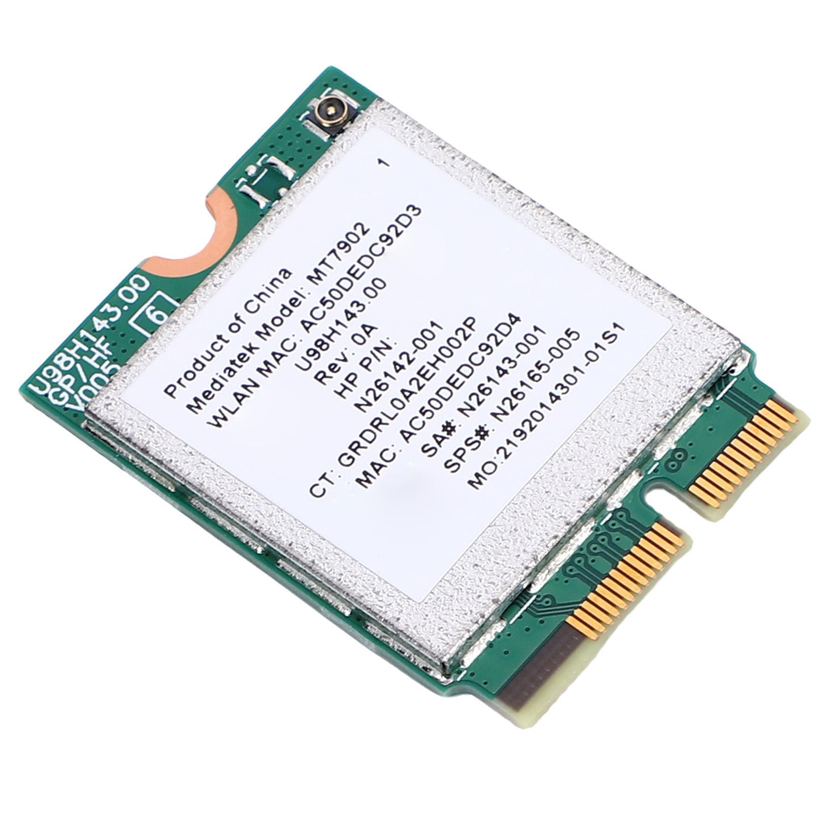 WiFi 6E Wireless Card, 4200Mbps M.2 NGFF Network Adapter with Bracket, for Laptop