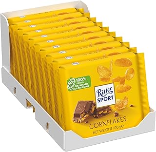 Cornflake Milk Chocolate Bar, 100g, Case of 10, Chocolate Sharing Bar