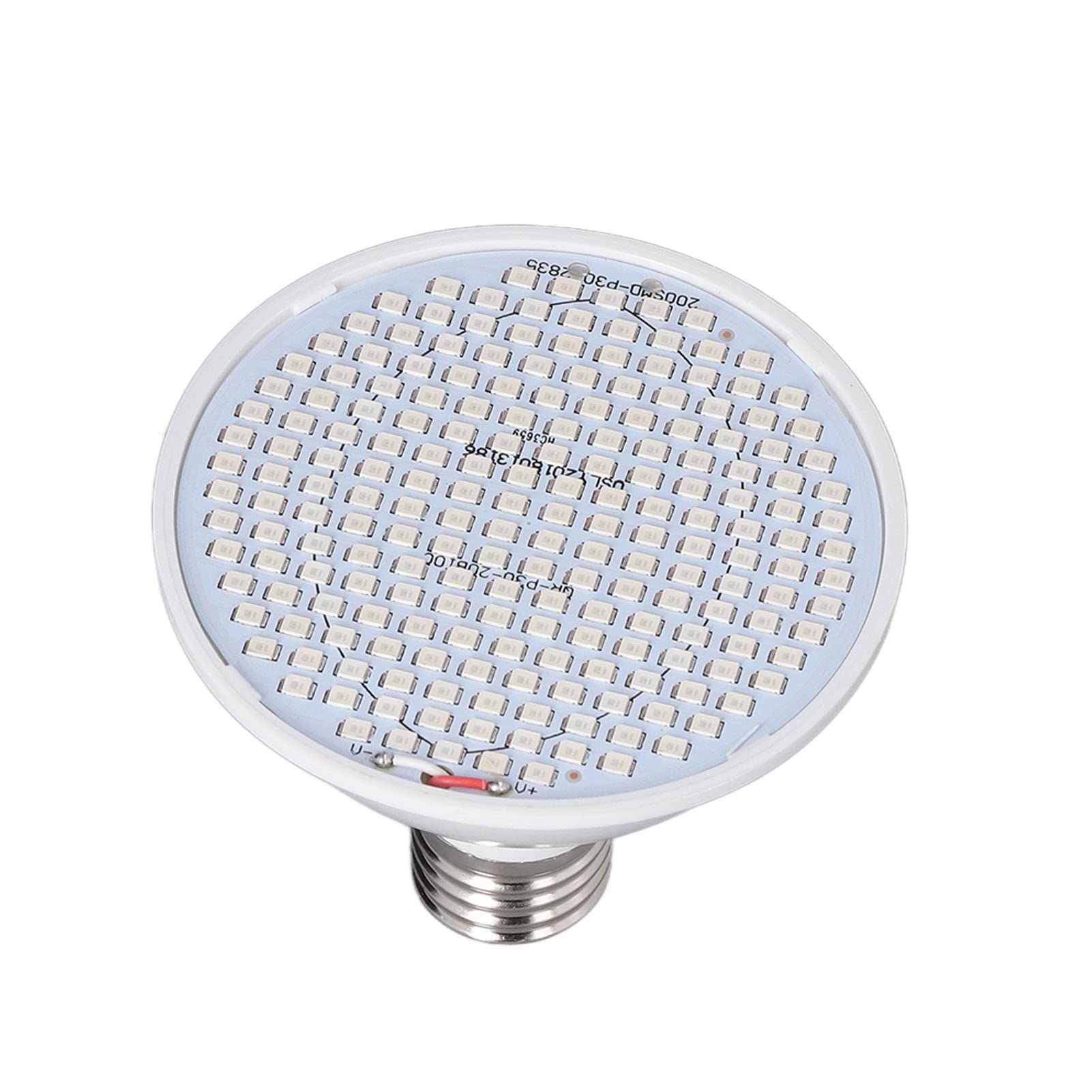 Plant Light E27 Bulb Red Blue Light E27 LED Grow Bulb for Indoor Seedlings 85-265V (E27-200)