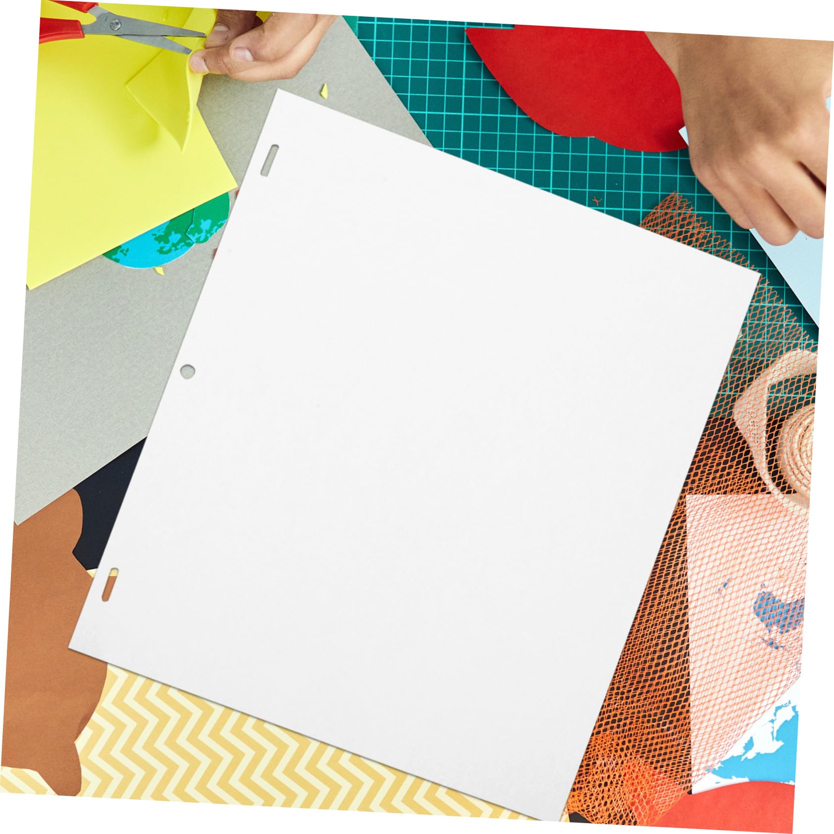 Animationspapier Drei Loch 200 Stück Weißes Papier für Studenten | Transparentpapier zum Exakten Ausrichten, Leicht zu Verstauen, für Erwachsene und Lernende