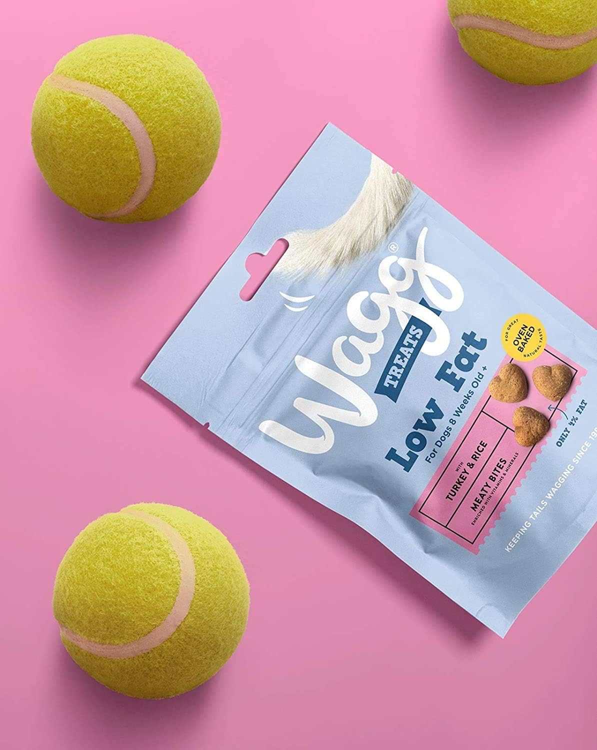 Wagg Low Fat Treats with Turkey and Rice 125gm, Deal of 4 : Amazon.co ...