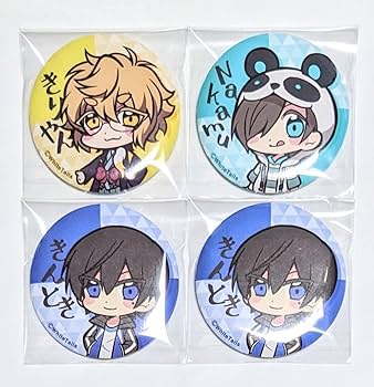 Amazon.co.jp: ワイテルズ nakamu きりやん きんとき 缶バッジ キャラ