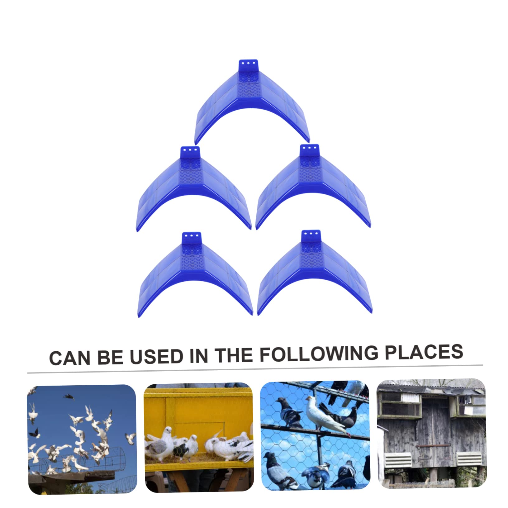 CIYODO Home Pigeon Perch 5pcs Rest Stand Frames Pp Material Safe Odor- Waterproof and Pigeon Supplies