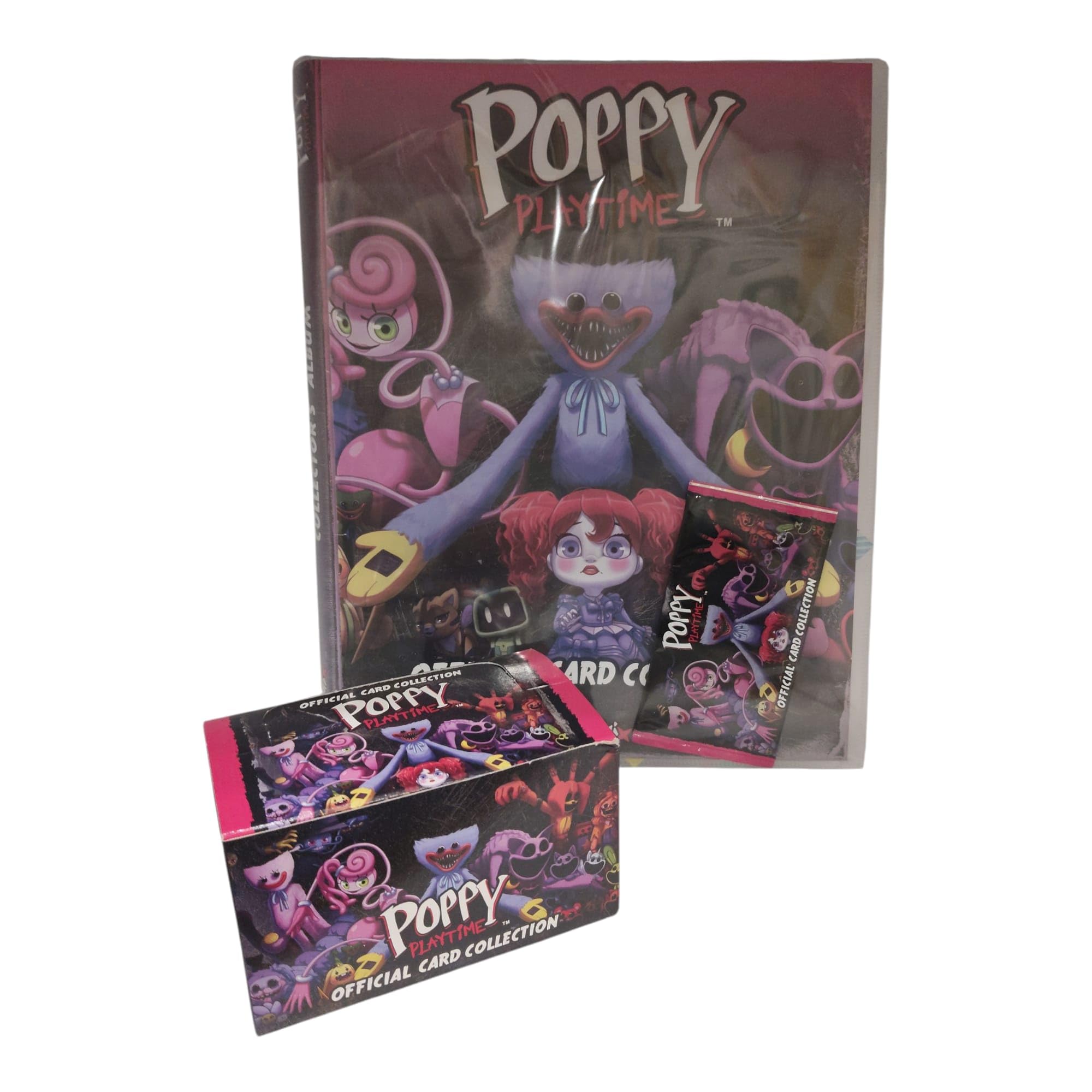 RACCOGLITORE ALBUM VUOTO + BOX 24 BUSTINE CARDS POPPY PLAYTIME DIRAMIX