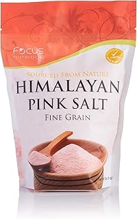 Focus Nutrition, Himalayan Pink Salt, 100% Natural Fine Grain, Resealable Pouch - 2 lbs