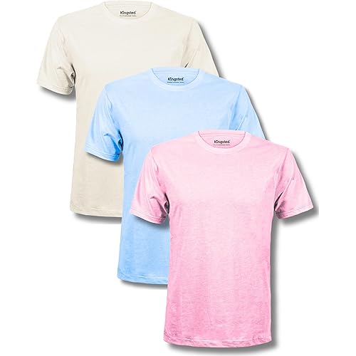 Kingsted T-Shirts for Men Pack - Royally Comfortable - Super Soft Premium Fabric - Well-Crafted Classic Tee