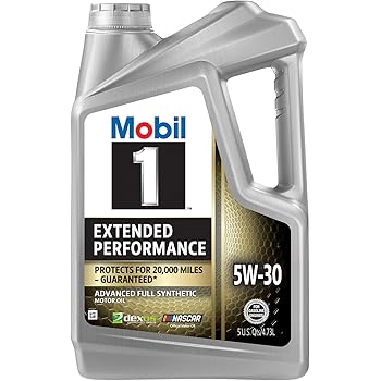 Amazon Com Mobil 1 120766 Extended Performance 5w 30 Motor Oil 5 Quart Automotive
