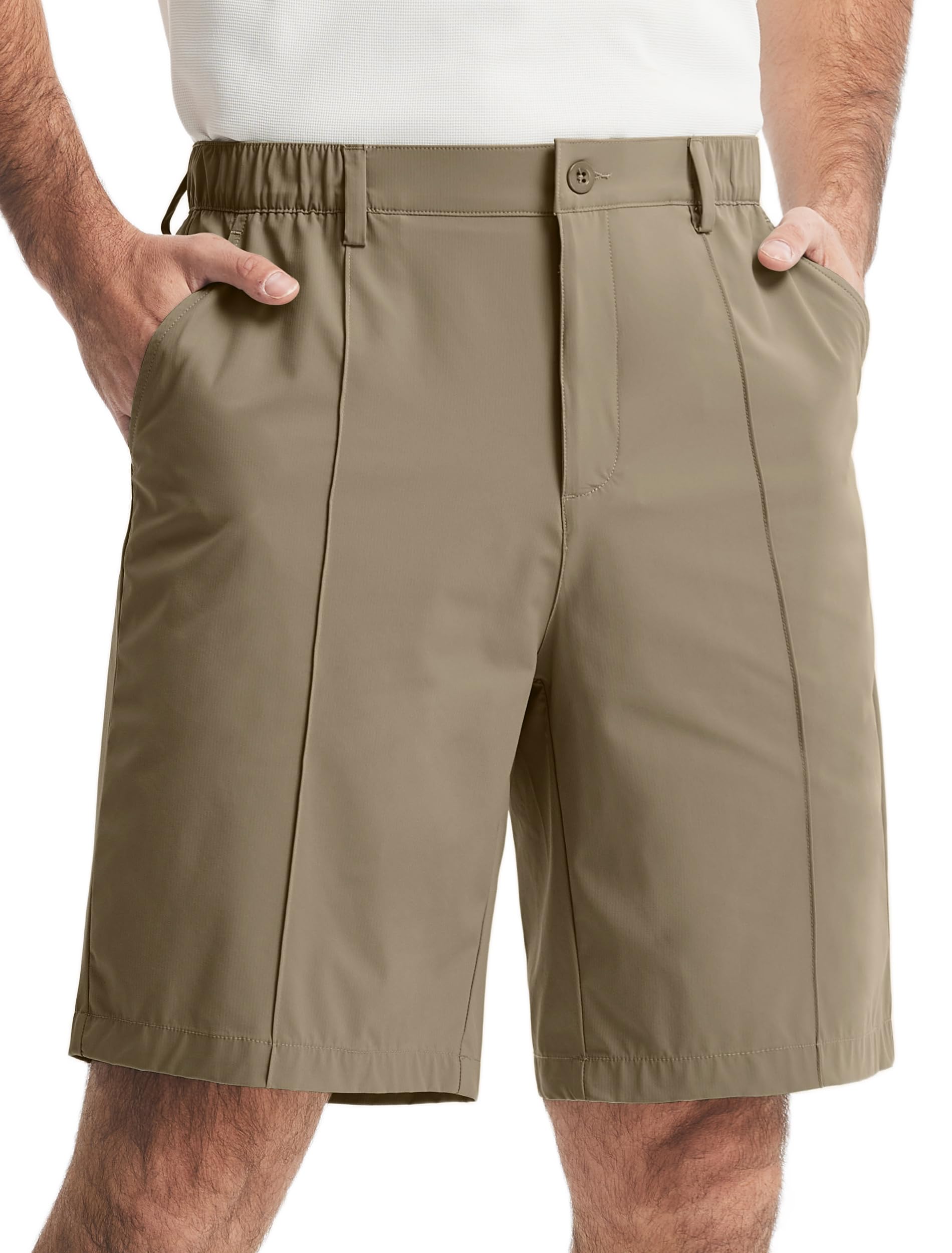 Libin Mens Classic Fit 9 Golf Shorts All Day Comfy Casual Shorts Quick Dry Lightweight Dress Travel Summer