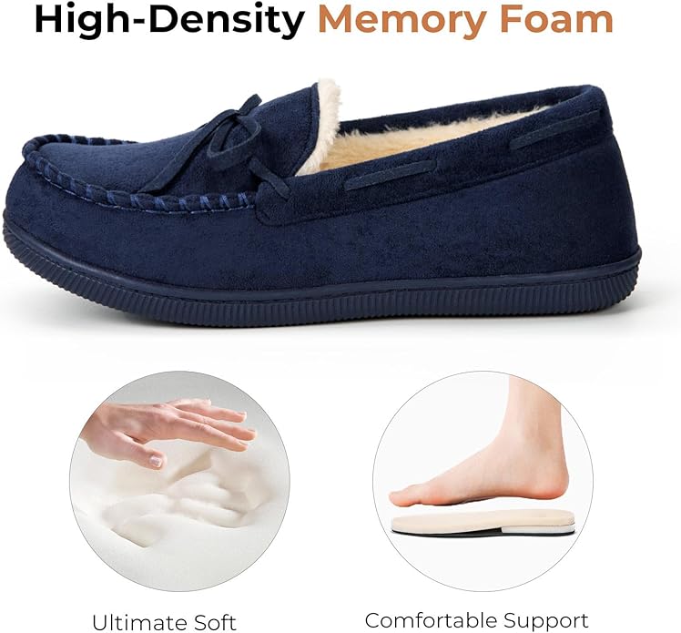 Pantuflas Mujer Mocasines Memory Foam Interiores Exteriores miniatura 3