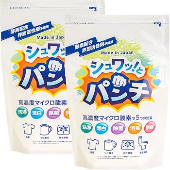 シュワッ！とパンチ 洗浄剤 2パック 1kg×2
