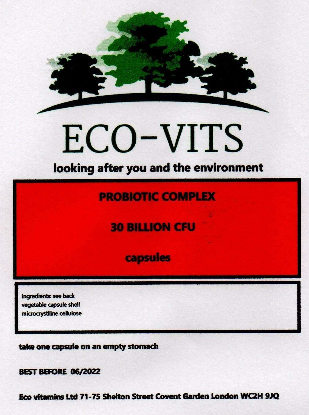 Probiotic Complex 30 Billion CFU 30 Capsules