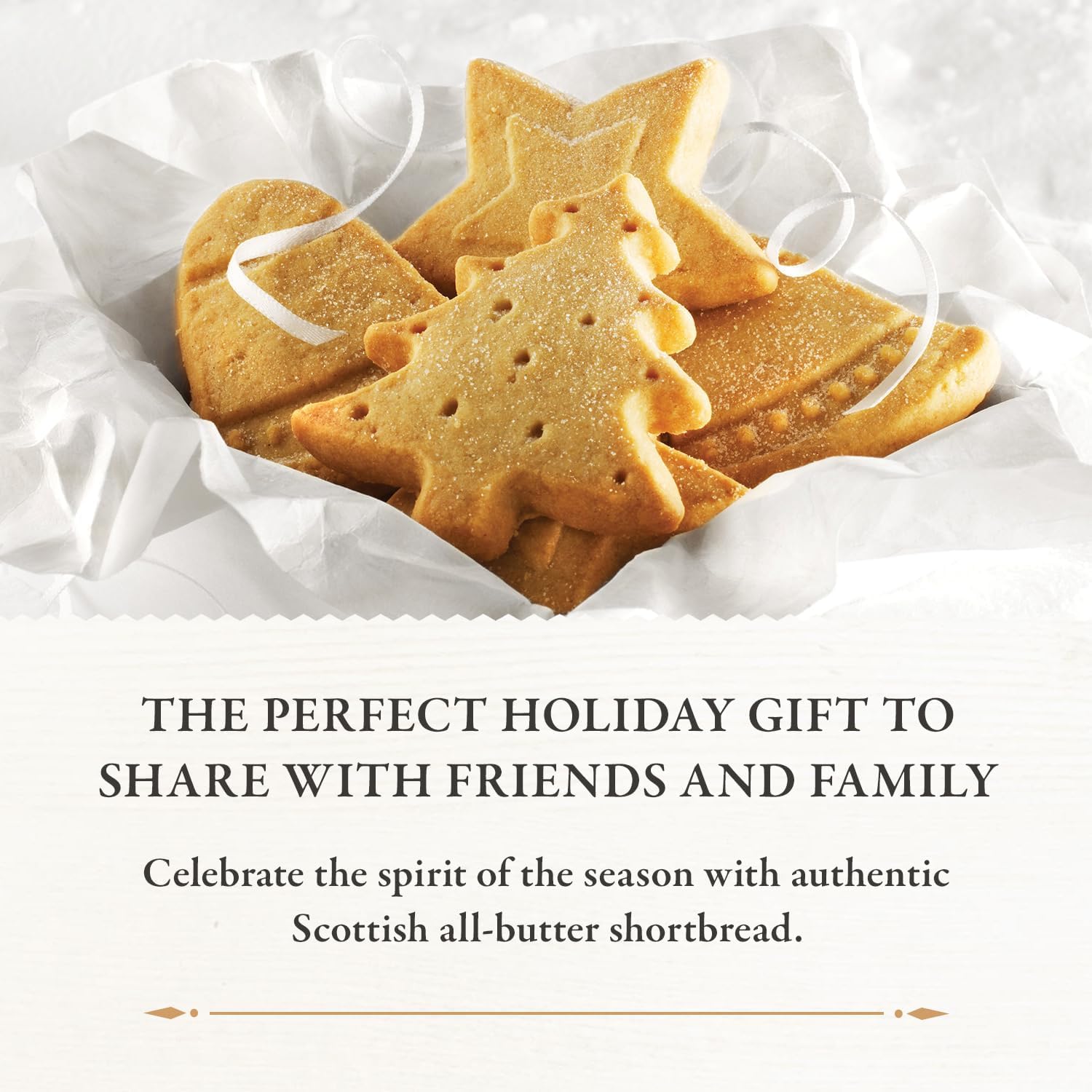 Festive Shortbread Reindeer Tin.