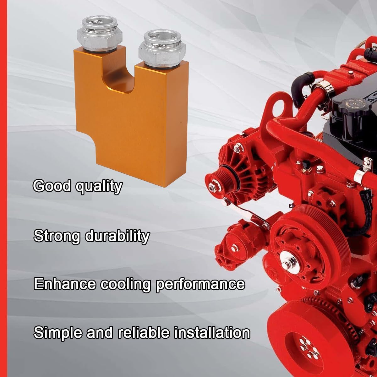 Thermal Bypass Valve Up-Grade Compatible with 2013 2014 2015 2016 2017 2018 6.7L Cummins 2019+ (310-005-2392)