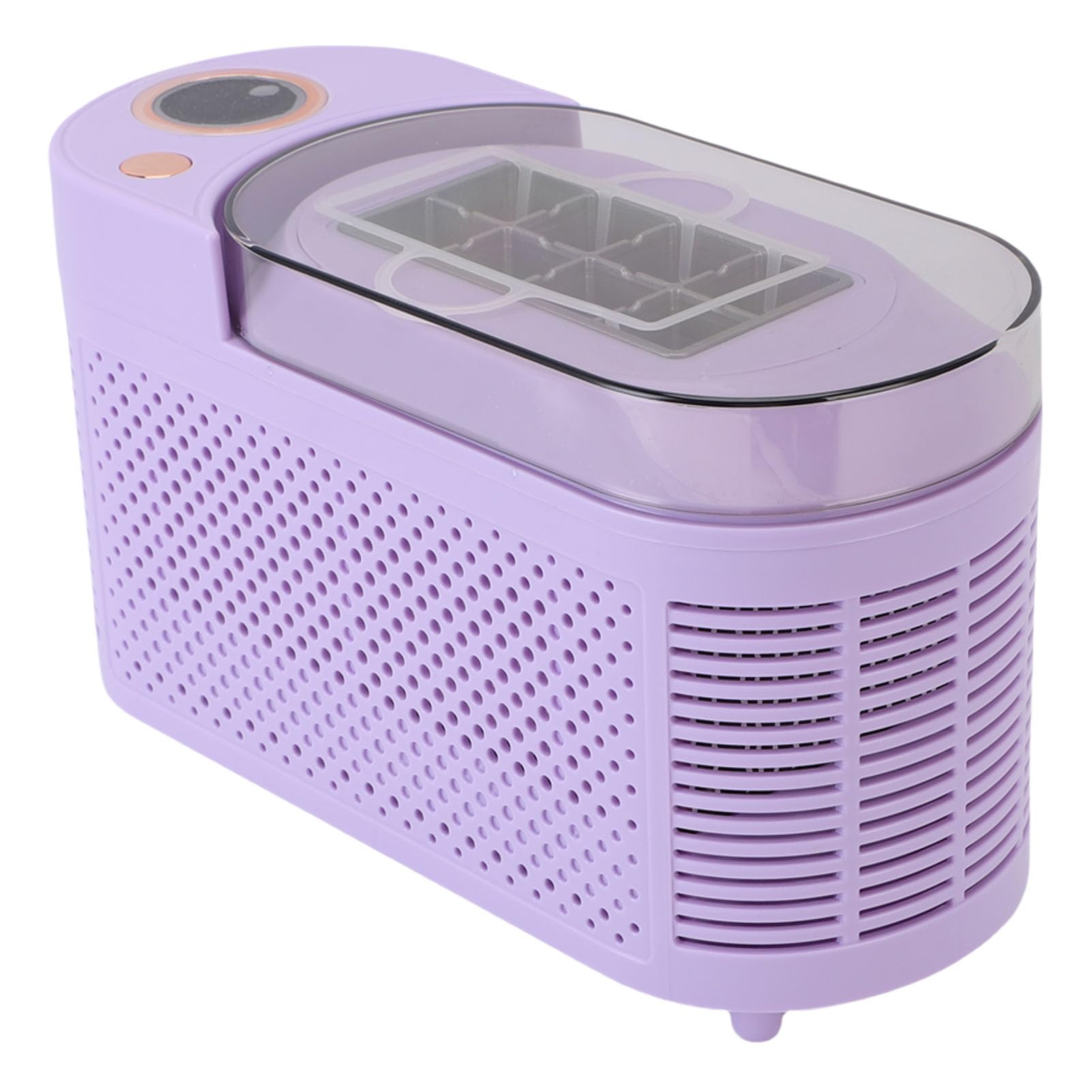 Máquina para hacer hielo en encimera Mini máquina para hacer hielo eléctrica portátil y compacta Fabricación de hielo rápida de 120 W 8 cubos por ciclo con opciones de energía