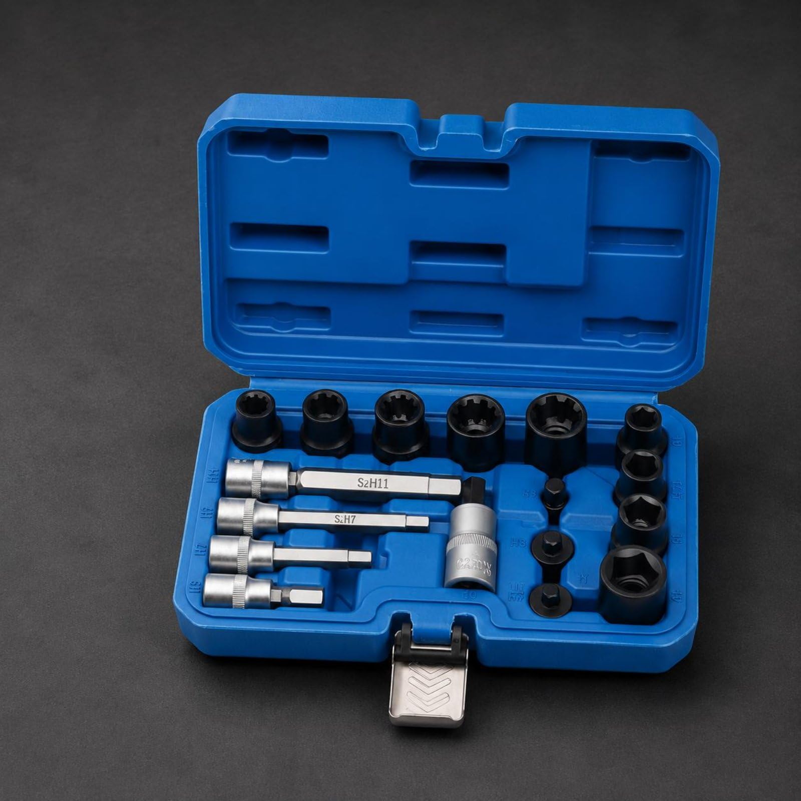 Harilla Automotive Brake Wrench Bremskolbenrücksteller Satz Bremssattelwerkzeug Bremsen Kolbenabziehwerkzeug Kolbenservice Werkzeug aus Chrommolybdänstahl mit