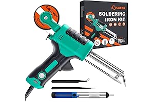 Adjustable Temperature Smart Soldering Iron Kit with 60W 110V