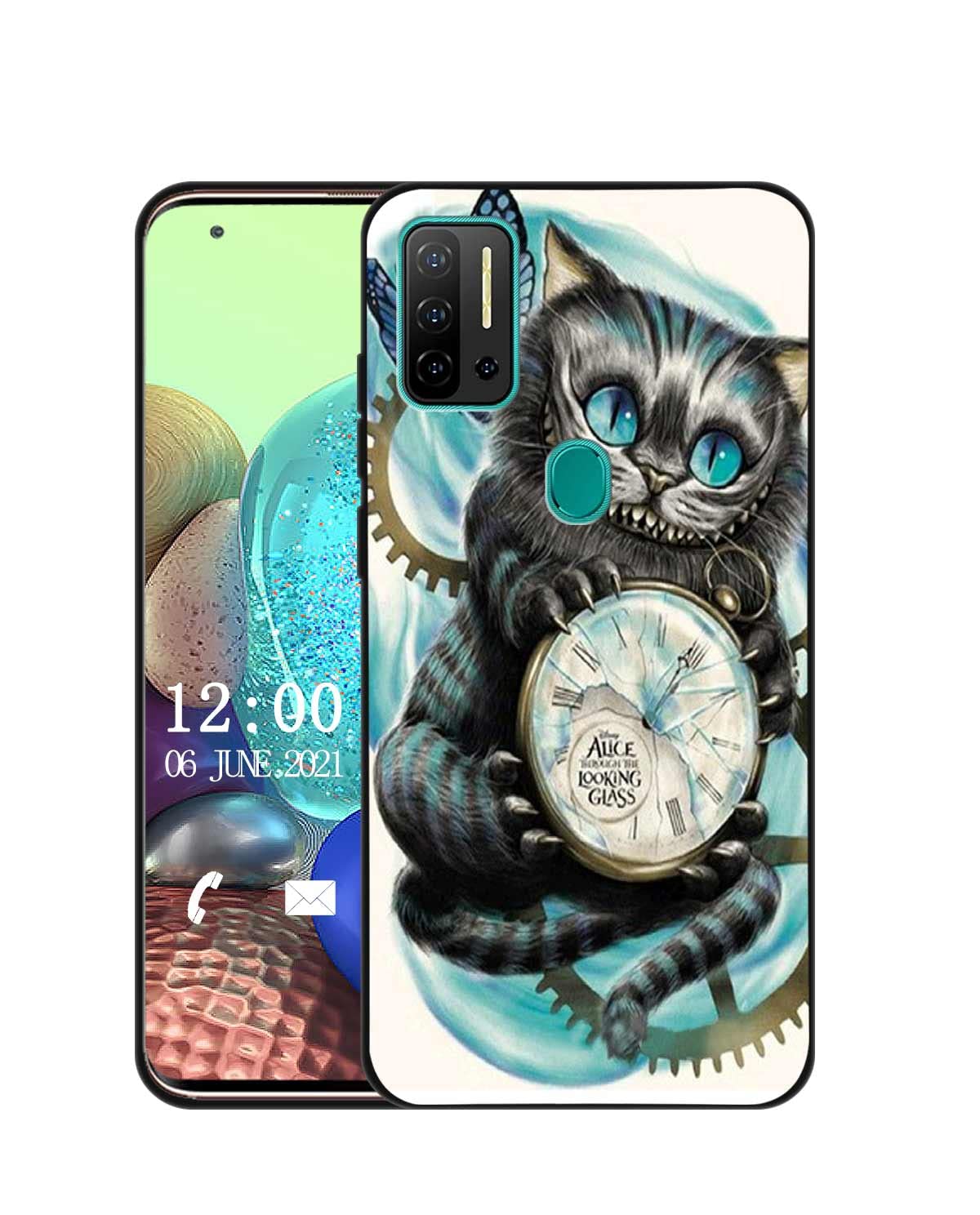 Cover In Silicone Trasparente Per Ulefone Note 10 (2021) – Morbida, Flessibile E Antigraffio, Con Design Tigre
