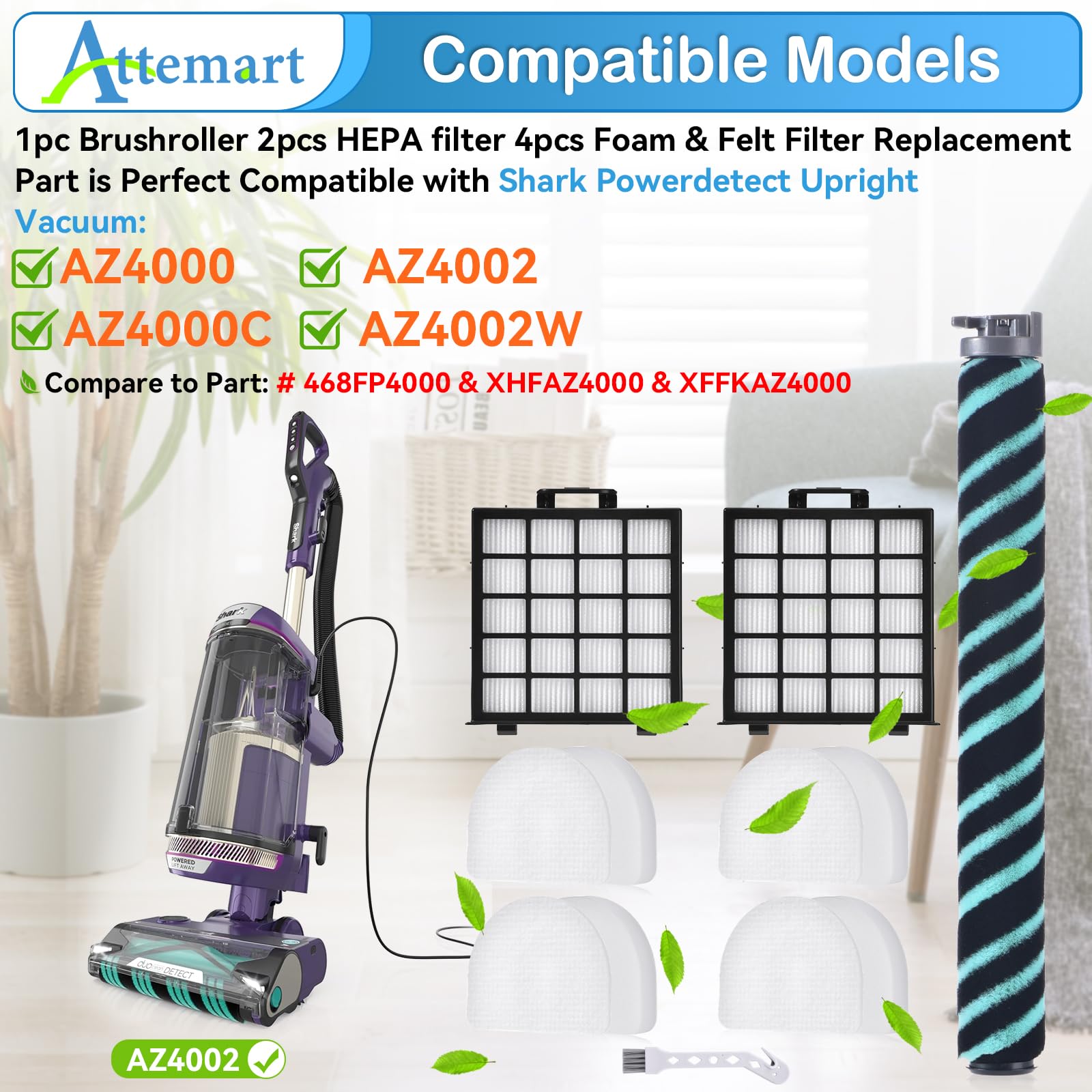 AZ4002 Ersatzfilter für Shark Power Detect Handstaubsauger