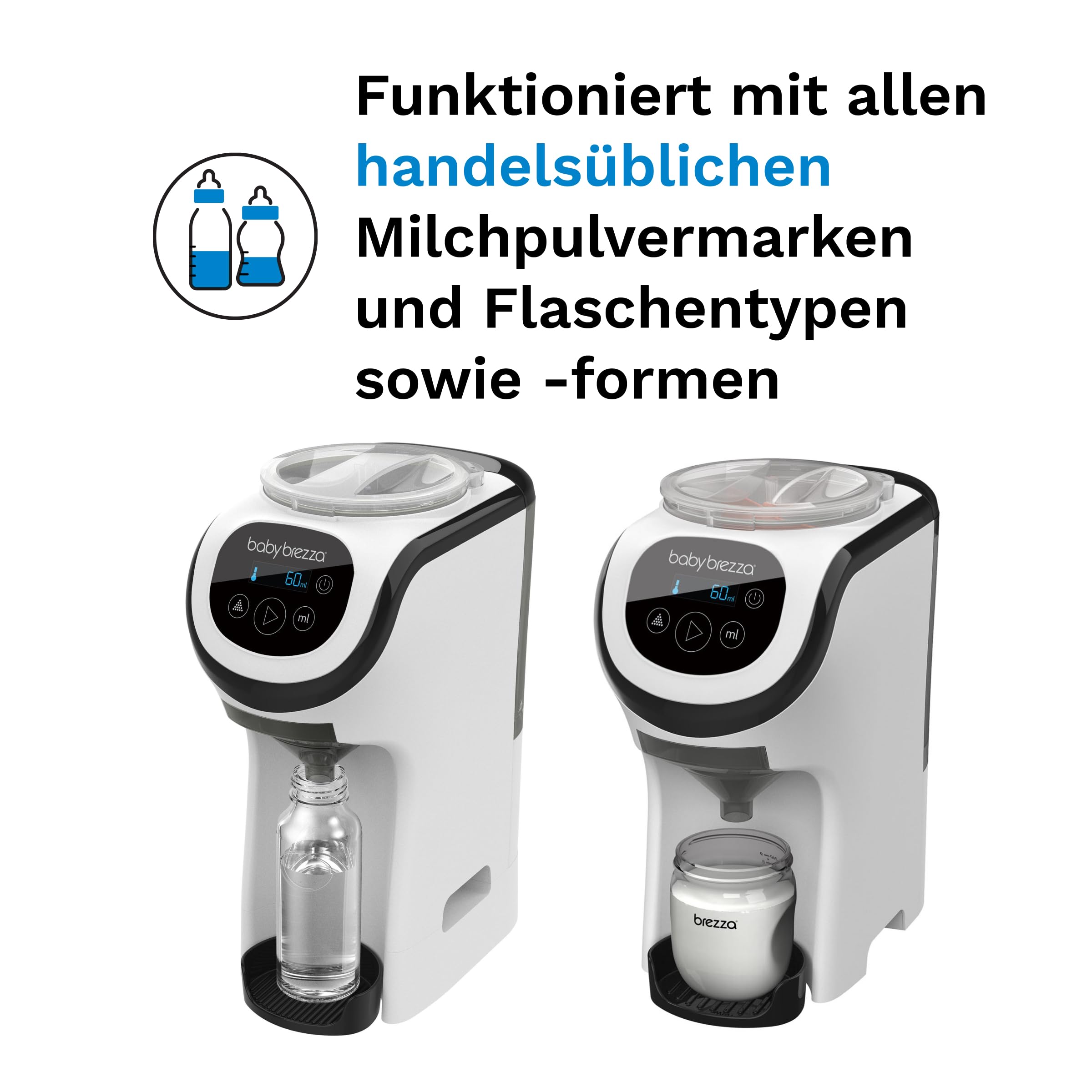 Baby Brezza Formula Pro Mini automatischer Flaschenzubereiter, weiß
