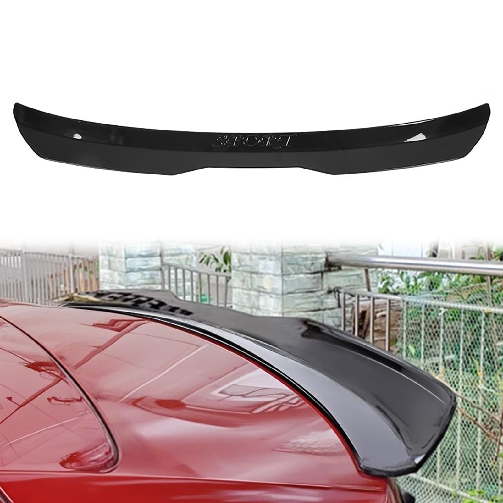 Amazon | に適用 トヨタ プリウス 30系 Prius テールゲートスポイラー