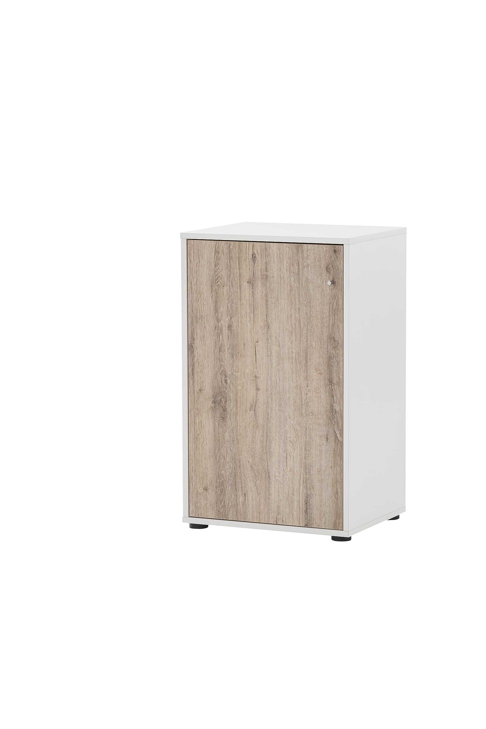 Schildmeyer Aktenschrank Reno 400, 152200, weiß/wildeiche Dekor, 51 x 41 x 83,6 cm