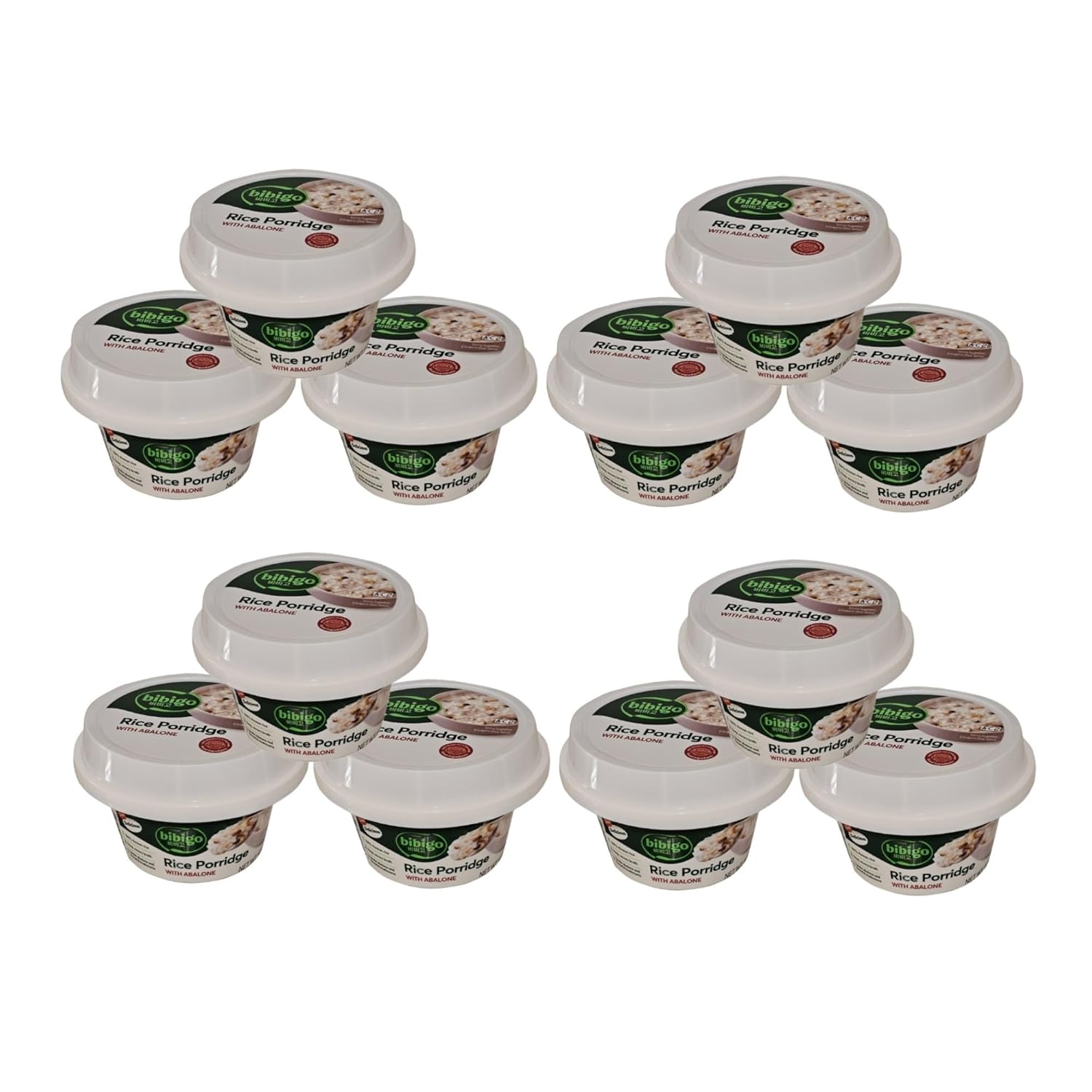 CJ Foods Bibigo Rice Porridge With Abalone 10oz - (Pack of 12)