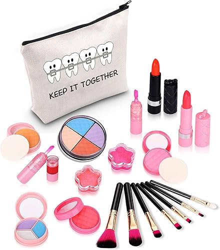 Miniatura 4 de ZJXHPO Kit de supervivencia de ortodoncista, regalo de apreciación de ortodoncista, bolsa de maquillaje con cremallera, regalo de ortodoncista,