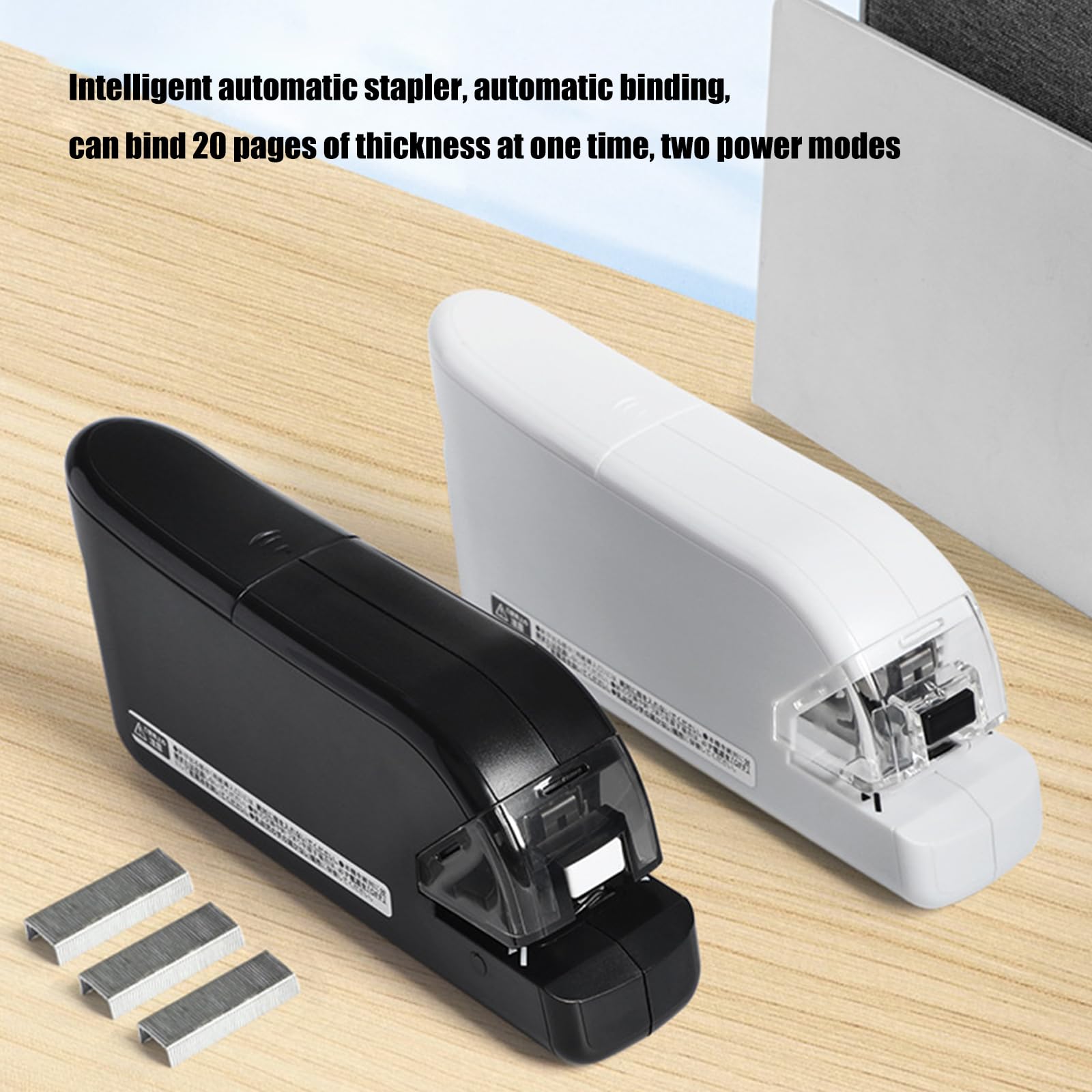 Cucitrice elettrica Ricaricabile Alimentato a Batteria Cordless 20 Fogli Capacità Macchina Rilegatura Automatica per Scuola Ricaricabile Cucitrice Elet