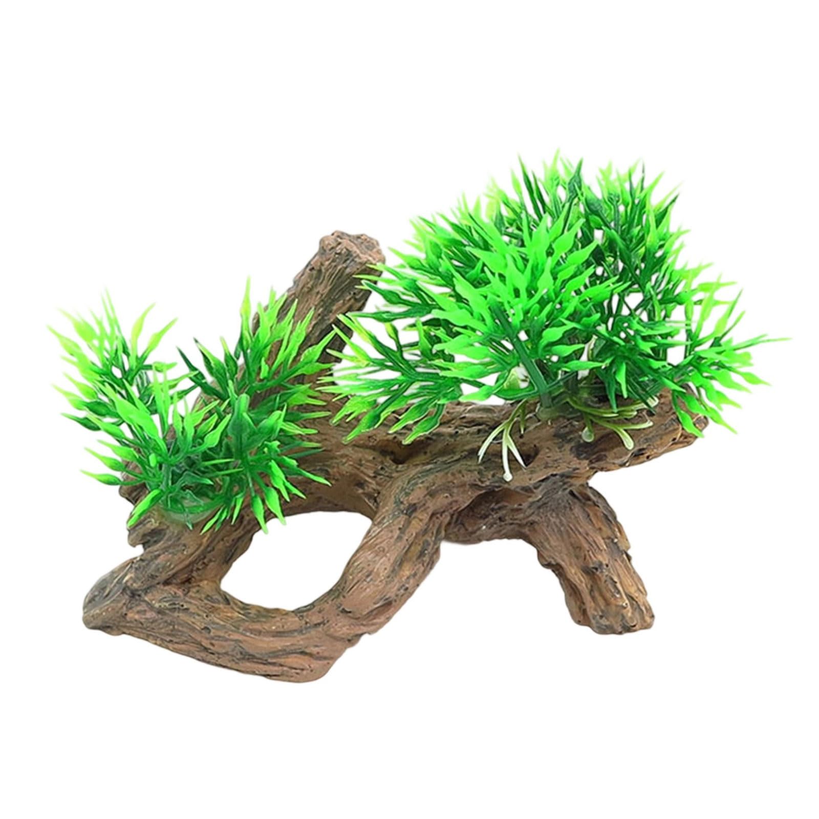 NEWFT Natural Lookings Artificial Aquariums Decoration Resin Fish Habitats Hideouts Place for Fishtanks Landscape