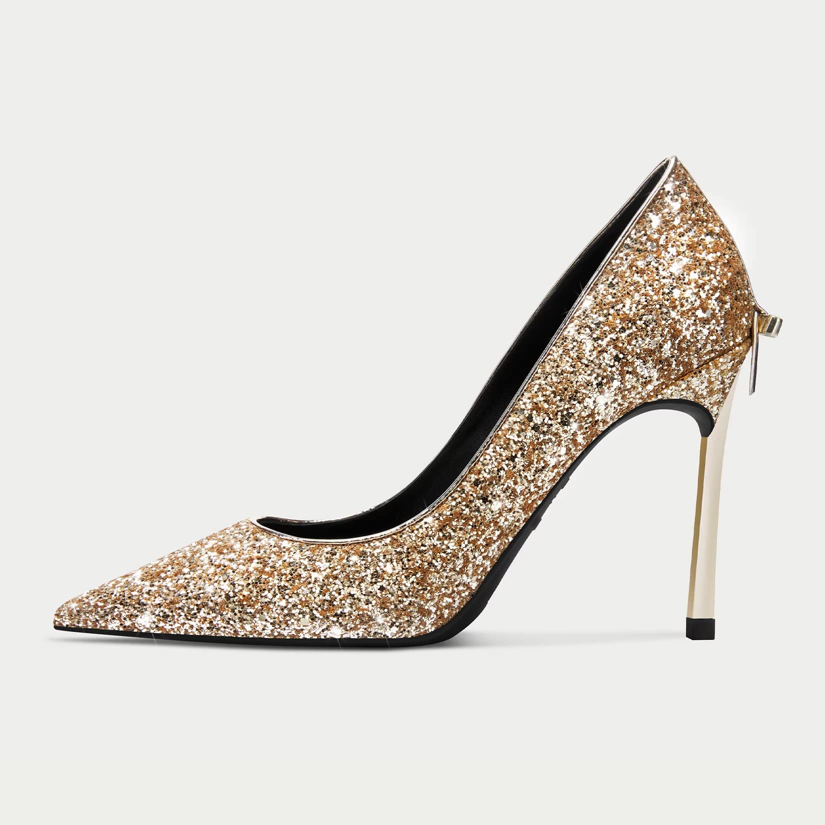 Castamere Mujer Aguja Alto High Heel Cerrado el Dedo del pie Puntiaguada Punta Slip-on Pumps Nudo Arco de Boda Fiesta Sexy Dress Clásico Zapatos