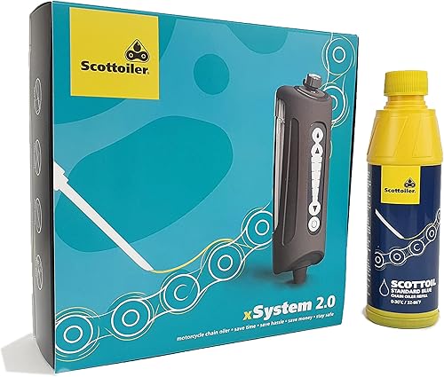 Scottoiler xSystem 2.0 Sistema electrónico automático de lubricación de cadena de motocicleta - SO-8005-20..