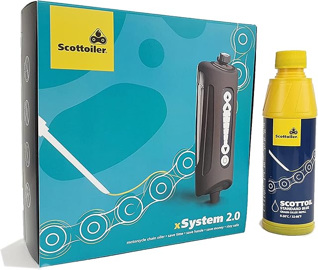 Scottoiler xSystem 2.0 automatic electronic motorcycle chain lubrication system - SO-8005-20