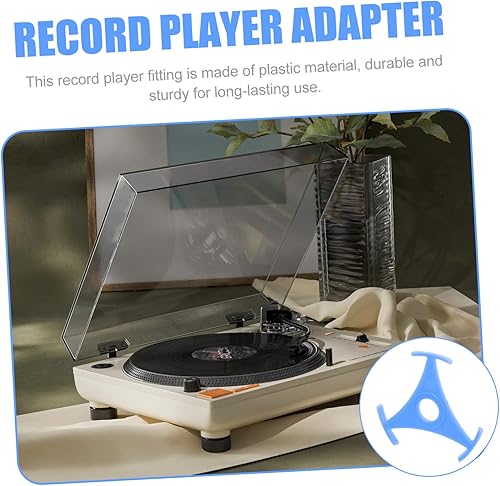 Miniatura 9 de Adaptador para tocadiscos de vinilo Suministros de tocadiscos de plástico Adaptador de accesorio de disco de vinilo para tocadiscos