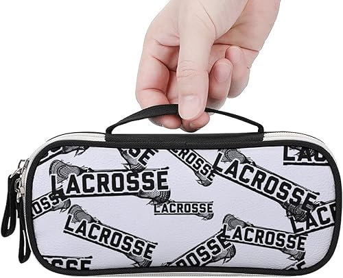 Miniatura 4 de Lacrosse - Estuche para lápices de gran capacidad, bolsa de mano para bolígrafos, bolsa de maquillaje, organizador de almacenamiento, regalo